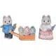 Figurine Sylvanian Families - Familia Catelusilor Husky