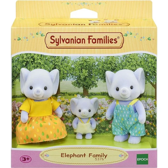 Figurine Sylvanian Families - Familia Elefanteilor Figurine Sylvanian Families - Familia Elefanteilor