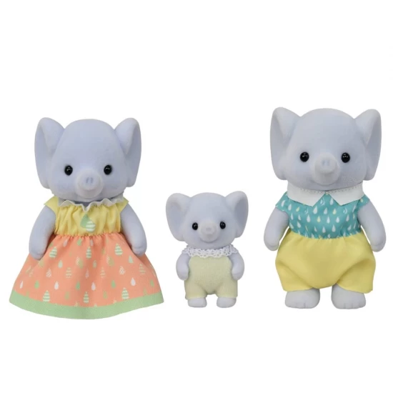 Set Figurine Sylvanian Families - Familia Elefanteilor Trio