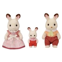 Figurine Sylvanian Families - Familia Iepurasilor Chocolate Trio