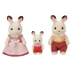 Figurine Sylvanian Families - Familia Iepurasilor Chocolate Trio