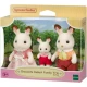 Figurine Sylvanian Families - Familia Iepurasilor Chocolate Trio