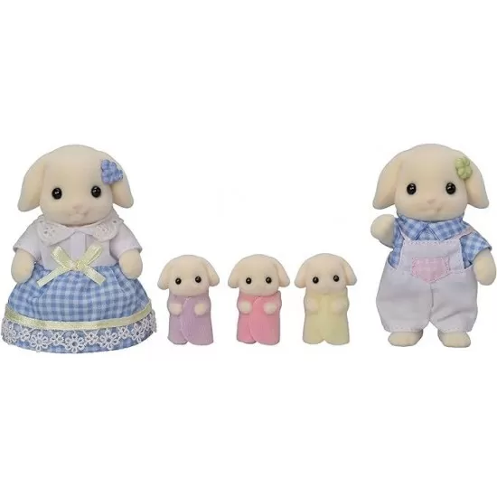 Figurine Sylvanian Families - Familia Iepurasilor Flora Figurine Sylvanian Families - Familia Iepurasilor Flora