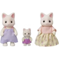 Set figurine Sylvanian Families - Familia Pisicutelor Floral