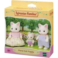 Set figurine Sylvanian Families - Familia Pisicutelor Floral