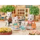 Figurine Sylvanian Families - Familia Pisicutelor Latte