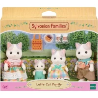 Figurine Sylvanian Families - Familia Pisicutelor Latte