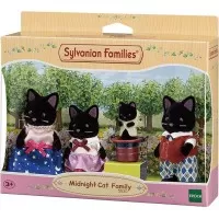 Figurine Sylvanian Families - Familia Pisicutelor Negre