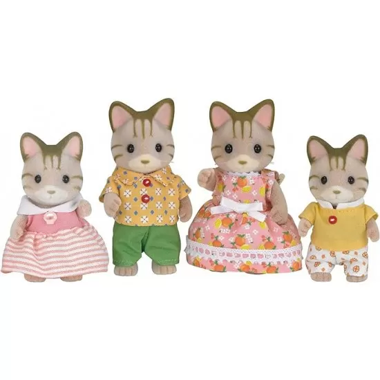Figurine Sylvanian Families - Familia Pisicutelor Vargate Figurine Sylvanian Families - Familia Pisicutelor Vargate