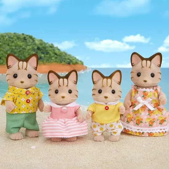 Figurine Sylvanian Families - Familia Pisicutelor Vargate Figurine Sylvanian Families - Familia Pisicutelor Vargate