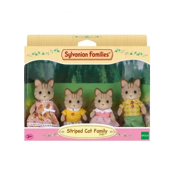 Figurine Sylvanian Families - Familia Pisicutelor Vargate Figurine Sylvanian Families - Familia Pisicutelor Vargate