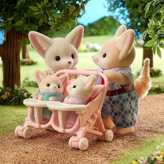 Figurine Sylvanian Families - Familia Vulpitelor Fennec Figurine Sylvanian Families - Familia Vulpitelor Fennec