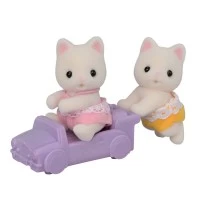 Figurine Sylvanian Families - Gemeni Pisicute Floral