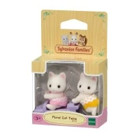 Figurine Sylvanian Families - Gemeni Pisicute Floral