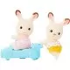 Figurine Sylvanian Families - Gemenii Iepurasi Chocolate Figurine Sylvanian Families - Gemenii Iepurasi Chocolate