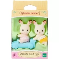 Figurine Sylvanian Families - Gemenii Iepurasi Chocolate