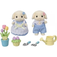 Set figurine Sylvanian Families - Iepurasii Gradinari