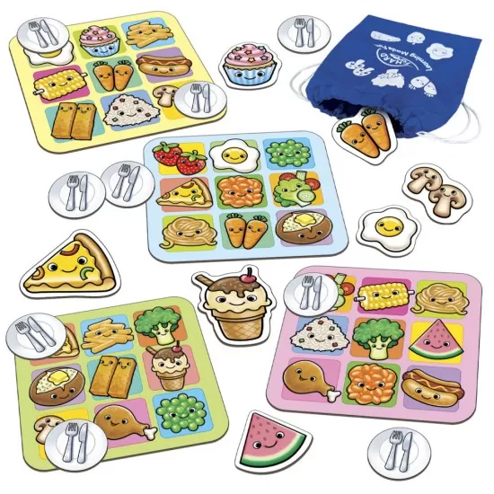 Joc educativ Bingo distractiv cu alimente Joc educativ Bingo distractiv cu alimente