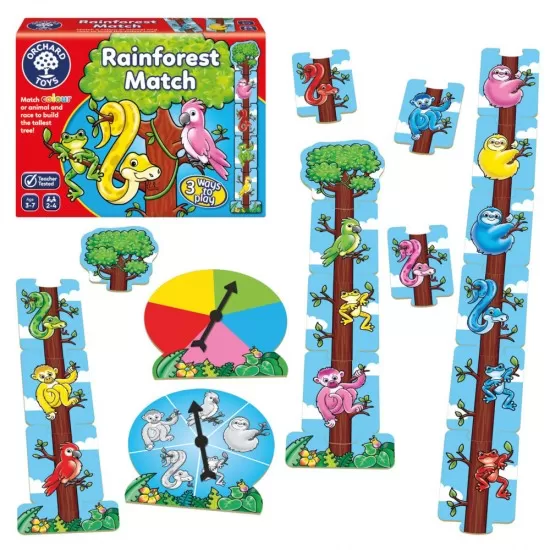 Joc educativ Orchard Toys - Concurs in Padurea Tropicala Joc educativ Orchard Toys - Concurs in Padurea Tropicala