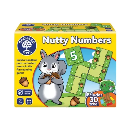 Joc educativ cu numere Veveritele Joc educativ cu numere Veveritele