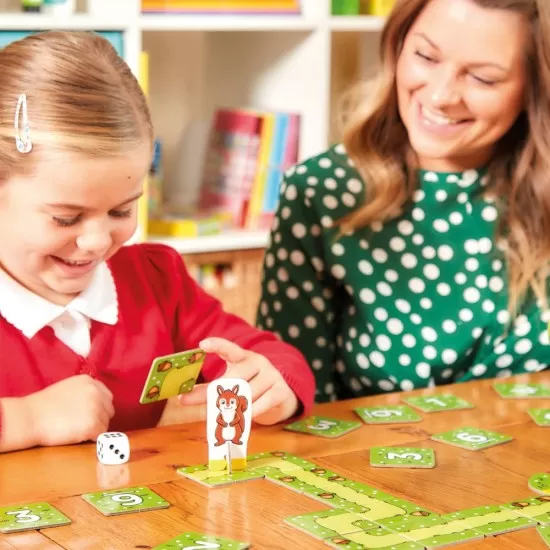 Joc educativ cu numere Veveritele Joc educativ cu numere Veveritele