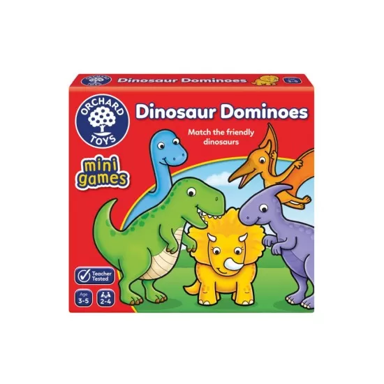 Joc educativ Domino Dinozauri Joc educativ Domino Dinozauri
