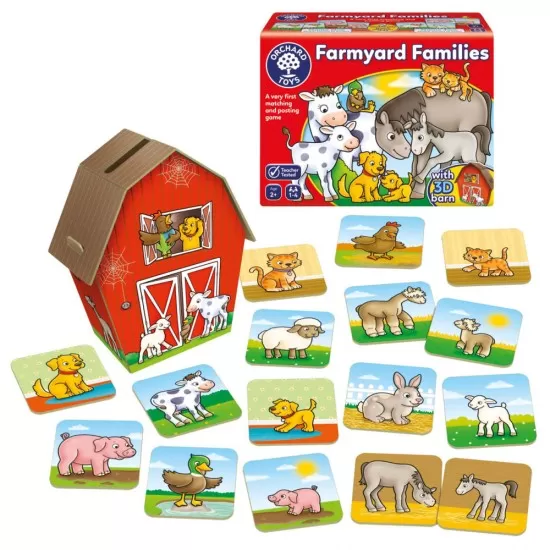 Joc educativ Familii de la Ferma Orchard Toys Joc educativ Familii de la Ferma Orchard Toys