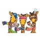 Joc educativ Girafe cu Fular Joc educativ Girafe cu Fular