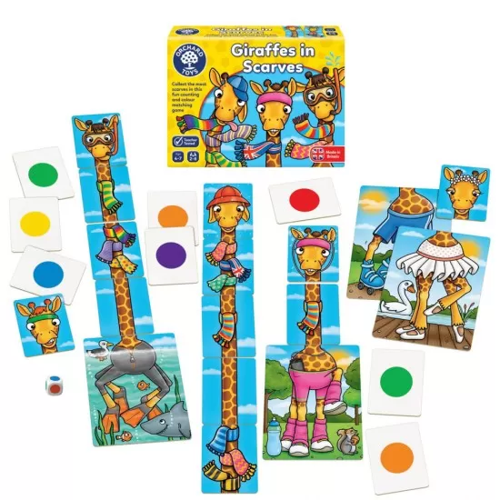 Joc educativ Girafe cu Fular Joc educativ Girafe cu Fular