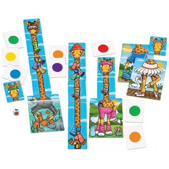 Joc educativ Girafe cu Fular Joc educativ Girafe cu Fular