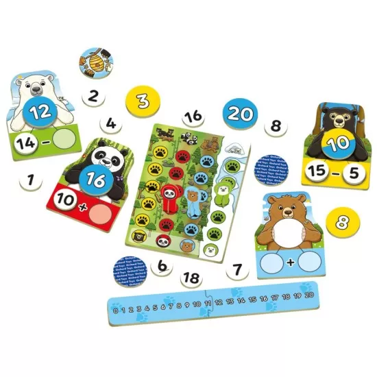 Joc educativ Orchard Toys - Numarul Ursuletilor Joc educativ Orchard Toys - Numarul Ursuletilor