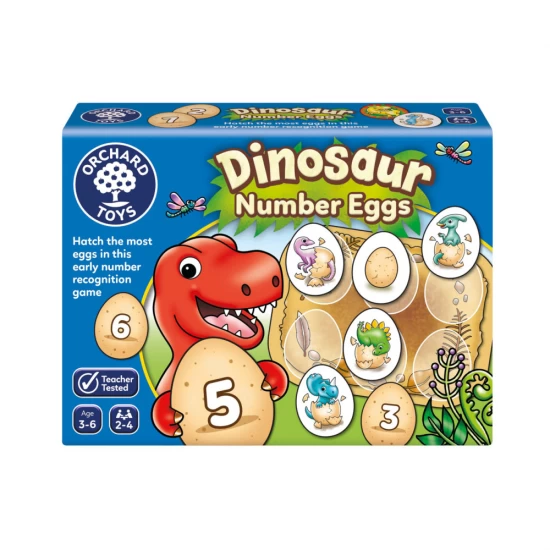 Joc educativ oua de dinozaur cu numere Joc educativ oua de dinozaur cu numere