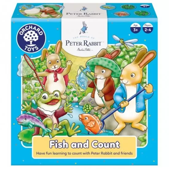 Joc educativ - Pescuieste si numara cu Peter Rabbit Joc educativ - Pescuieste si numara cu Peter Rabbit