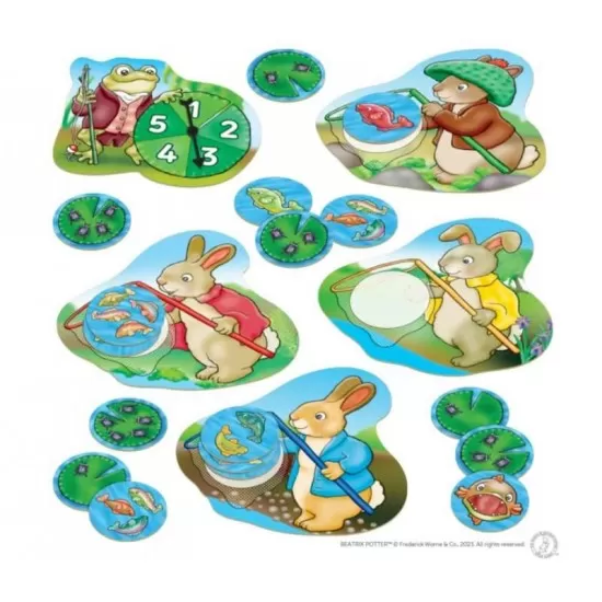 Joc educativ - Pescuieste si numara cu Peter Rabbit Joc educativ - Pescuieste si numara cu Peter Rabbit