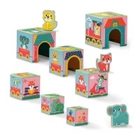 Jucarie de stivuit - Turn cu figurine animale
