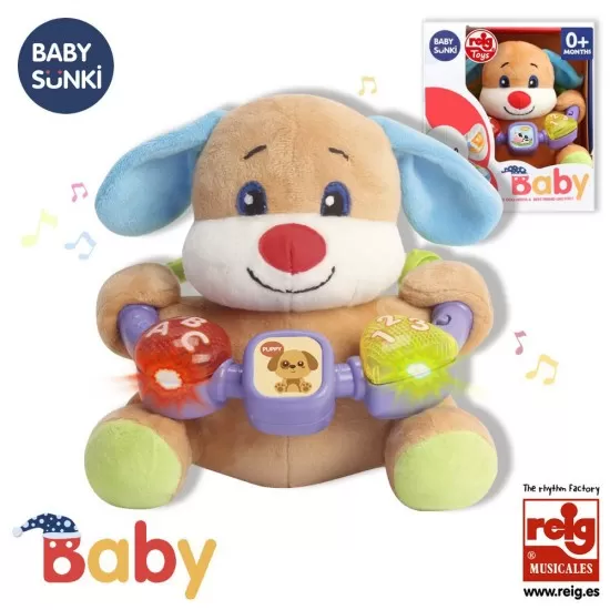 Jucarie interactiva bebe cu activitati si lumini 20 cm - Catel Jucarie interactiva bebe cu activitati si lumini 20 cm - Catel