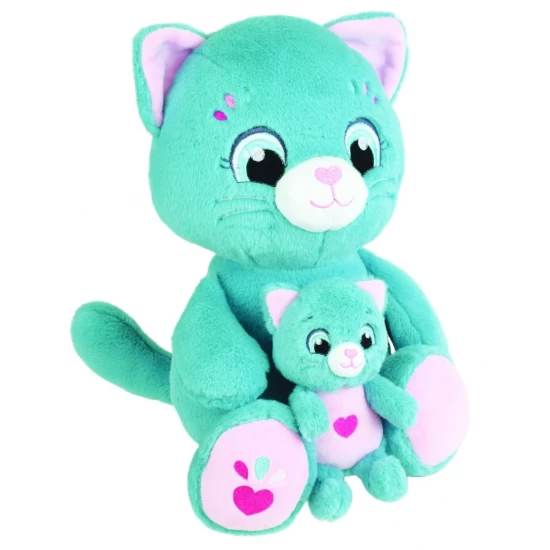 Jucarie interactiva cu 6 functii Mama si Puiul Pisica Jemini