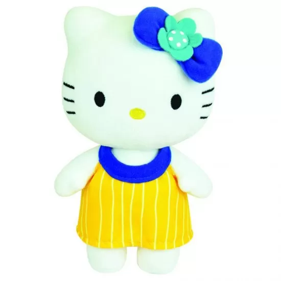 Jucarie Plus Jemini 20 cm Hello Kitty - Rochita Galbena Jucarie Plus Jemini 20 cm Hello Kitty - Rochita Galbena