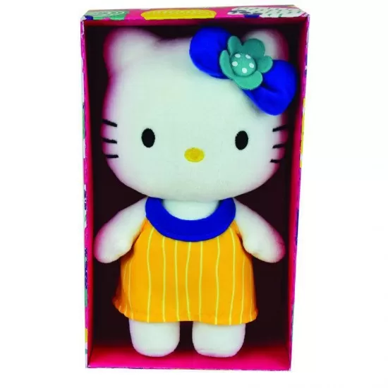 Jucarie Plus Jemini 20 cm Hello Kitty - Rochita Galbena Jucarie Plus Jemini 20 cm Hello Kitty - Rochita Galbena