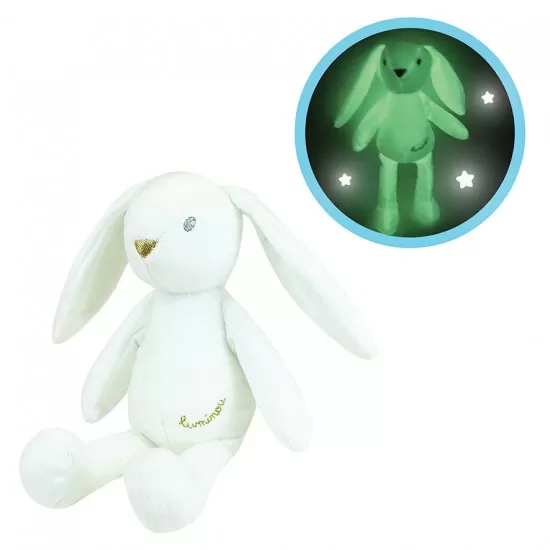 Jucarie plus Jemini fosforescenta 21 cm Iepure Luminou Alb Jucarie plus Jemini fosforescenta 21 cm Iepure Luminou Alb