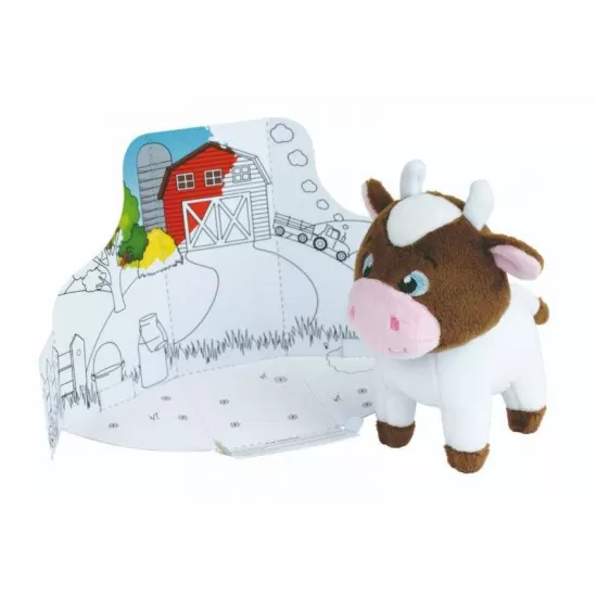 Jucarie plus Jemini in cutie pentru colorat 15 cm Vacuta Jucarie plus Jemini in cutie pentru colorat 15 cm Vacuta
