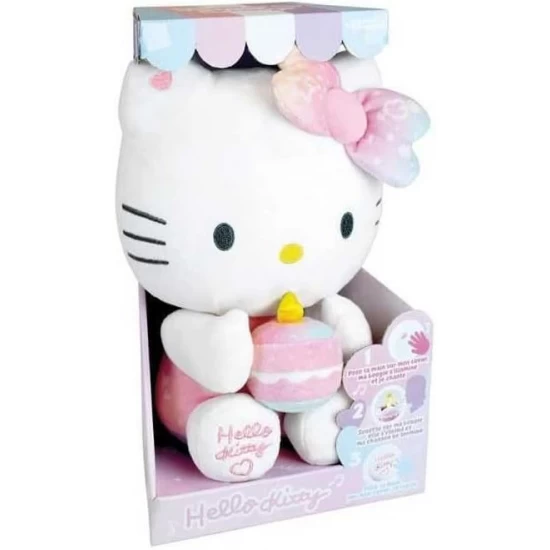 Jucarie plus cu activitati Hello Kitty Zi de Nastere Jemini 26 cm 