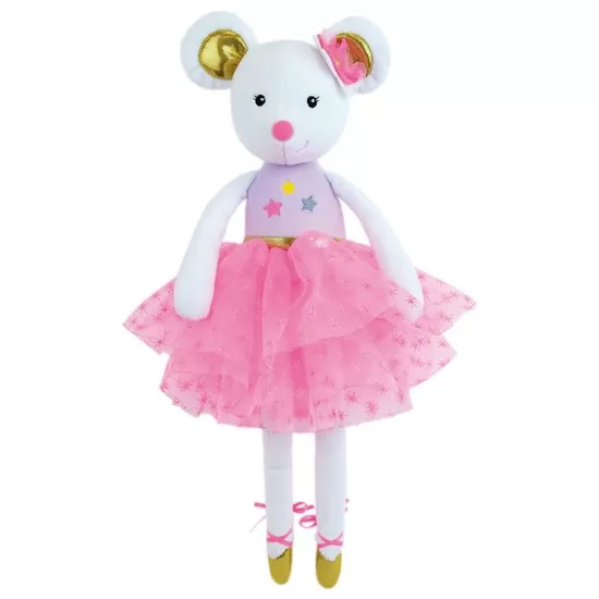 Jucarie plus muzicala Jemini 40 cm Balerina Soricel Alb Jucarie plus muzicala Jemini 40 cm Balerina Soricel Alb