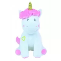 Jucarie plus muzicala cu lumini Jemini 24 cm Unicorn