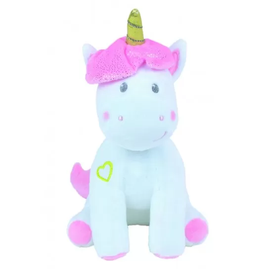 Jucarie plus muzicala cu lumini Jemini 24 cm Unicorn Jucarie plus muzicala cu lumini Jemini 24 cm Unicorn