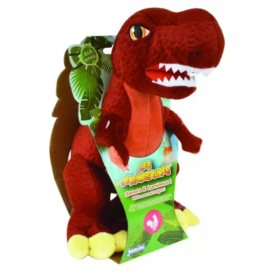 Jucarie plus muzicala Jemini cu lumini 25 cm Dinozaur - T-Rex Jucarie plus muzicala Jemini cu lumini 25 cm Dinozaur - T-Rex