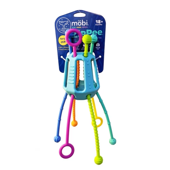 Jucarie senzoriala de dezvoltare reflex prindere Zippee Jucarie senzoriala de dezvoltare reflex prindere Zippee