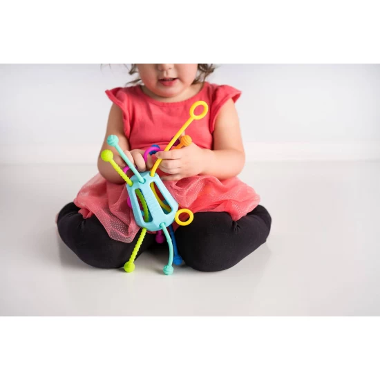 Jucarie senzoriala de dezvoltare reflex prindere Zippee Jucarie senzoriala de dezvoltare reflex prindere Zippee
