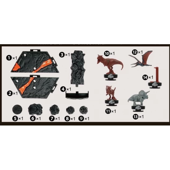 Set de joaca Jurassic World - Cutremurul Vulcanului