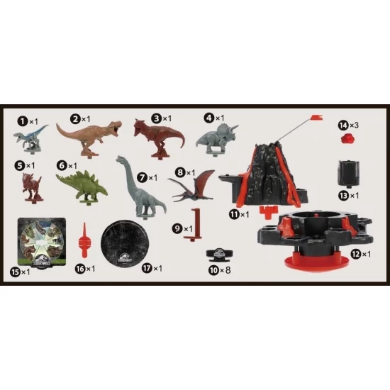 Set de joaca Jurassic World - Vulcanul Tremurator